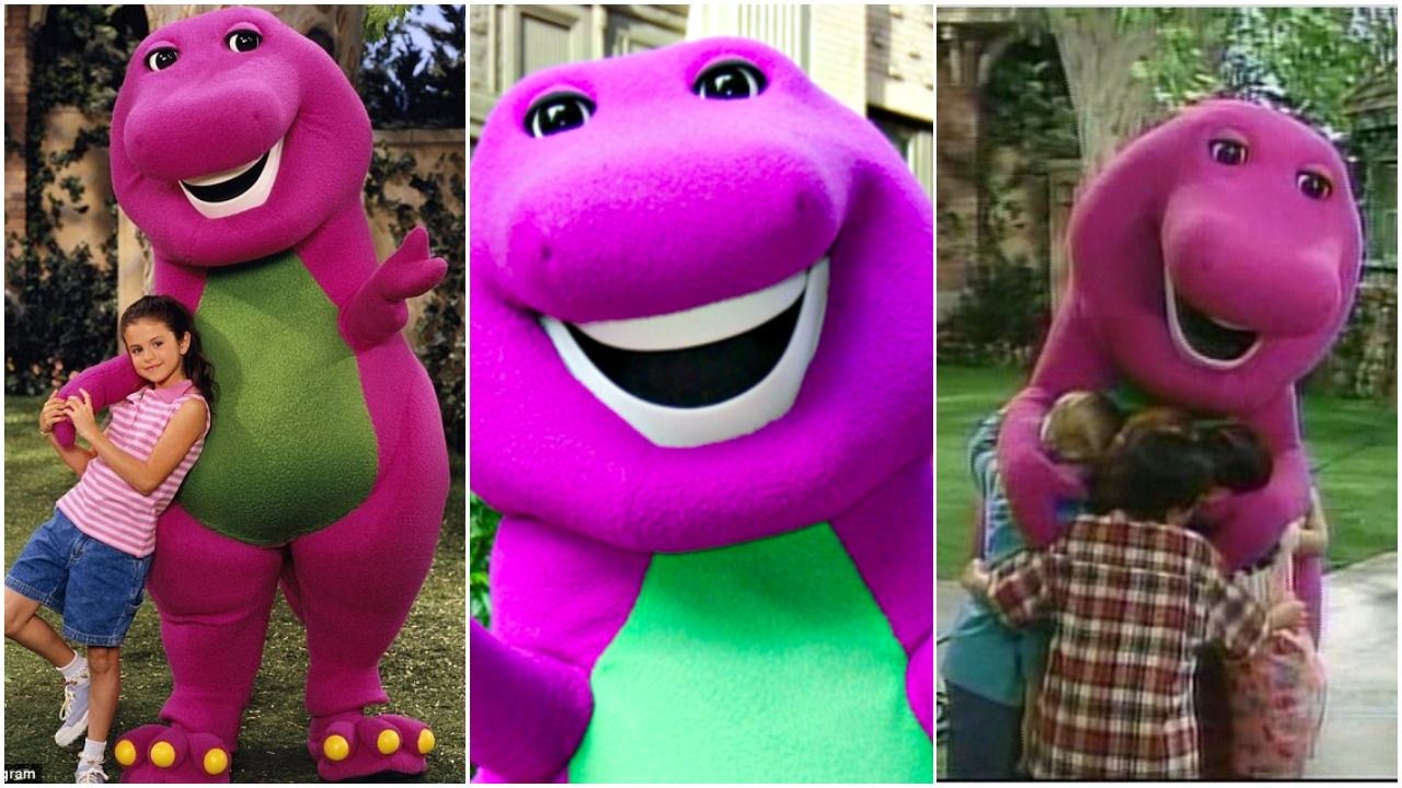 15 Creepy Things You Forgot About Barney The Dinosaur Babygaga - creepy barney the dinosaur roblox id