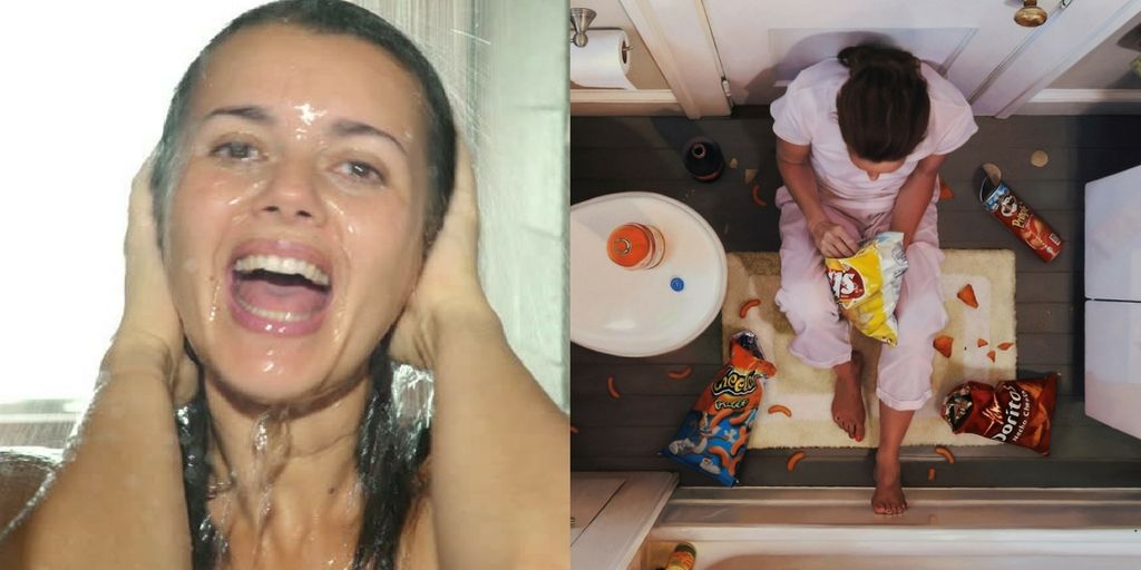 15 Things Every Mom Does When She S Alone In The Bathroom