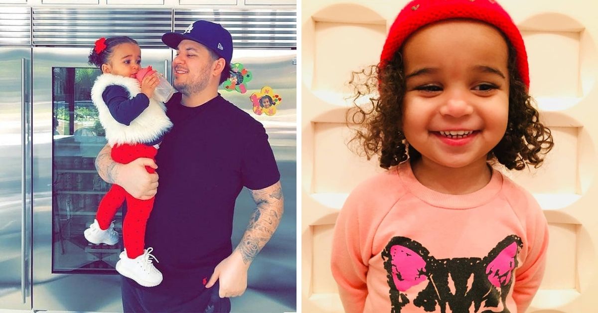 20 Photos Of Rob Kardashian And Baby Dream | BabyGaga