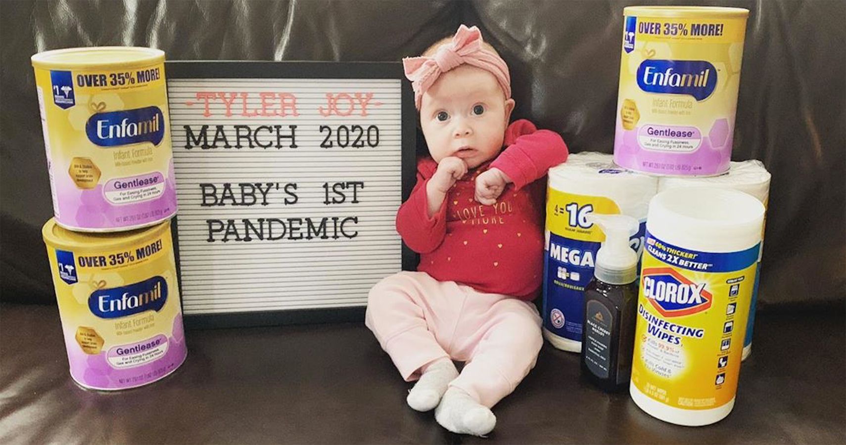 ‘Baby's First Pandemic' Photos Are The Latest Trend On Instagram