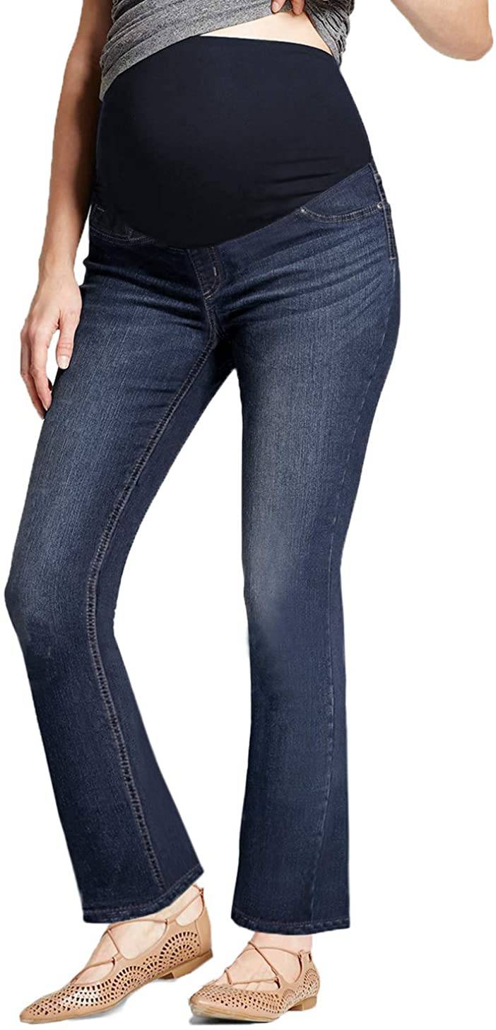 thumbnail image 2 of Hybrid & Company Maternity Jeans - Stretch Skinny Jeans With Belly Band PM4822SX 2 of 10