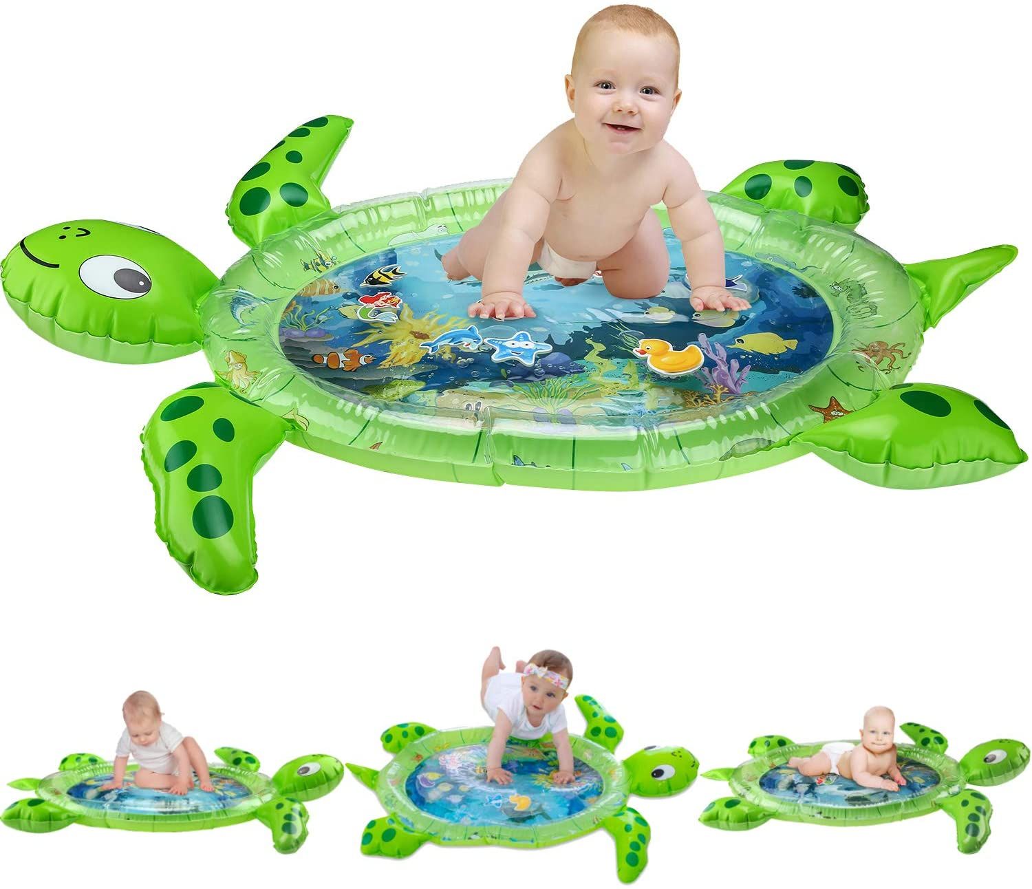 turtle tummy time mat